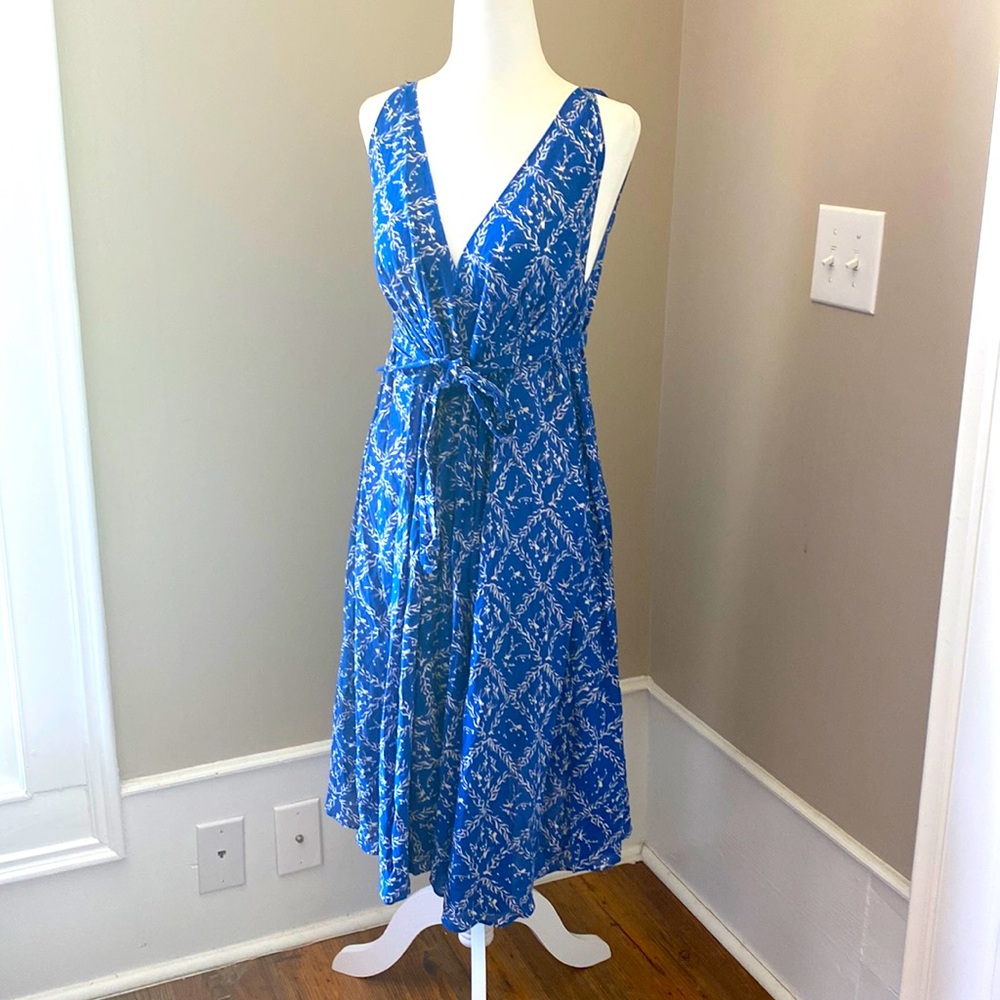 & Other Stories Silk MIDI Dress